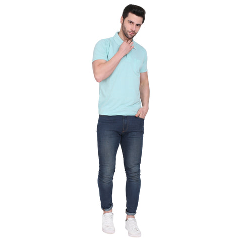 Mens Half Sleeve Plain Polo Tshirt - Camey Shop