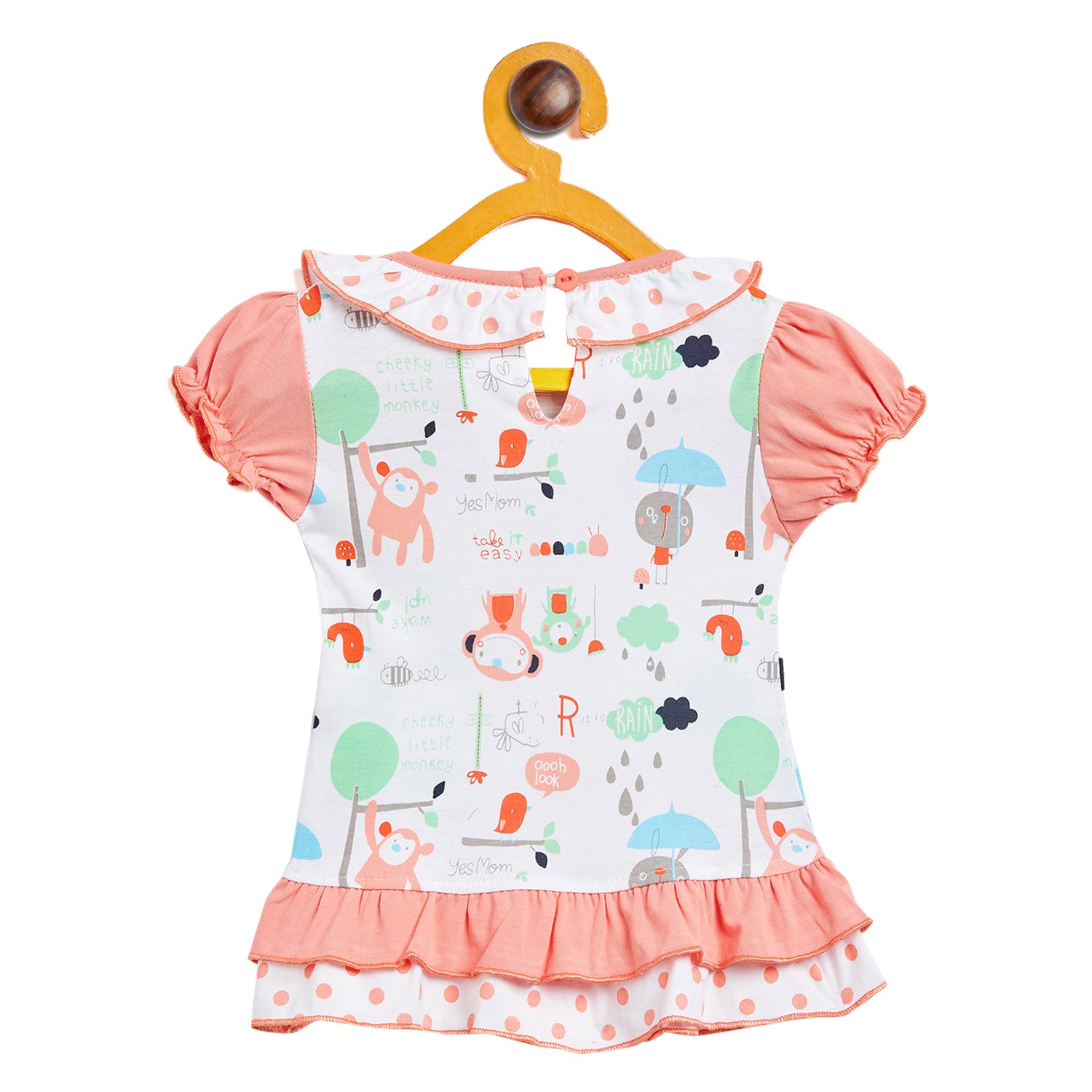 Girls Printed Cotton A-Line Dress/Frock - Camey Shop