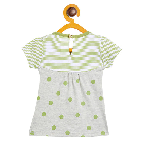Camey Girls Printed Top With Skirt : Cotton Dress - Camey Shop