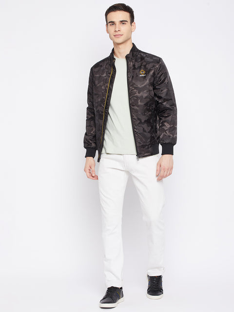 Mens Black Full Sleeve Zipper Jacket - Camey Shop