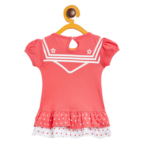 Girls Printed Cotton A-Line Dress/Frock - Camey Shop