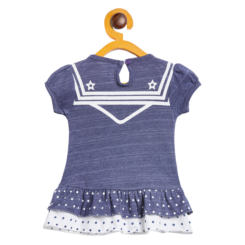 Girls Printed Cotton A-Line Dress/Frock - Camey Shop