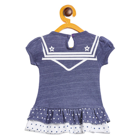 Girls Printed Cotton A-Line Dress/Frock - Camey Shop