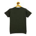Boy's Olive Half Sleeve T-Shirt - Camey Shop