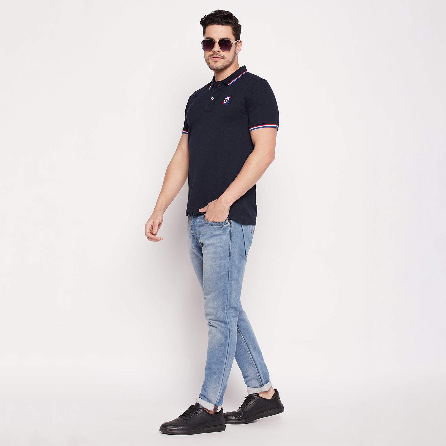 Camey Men's Solid Polo T-Shirt - Camey Shop