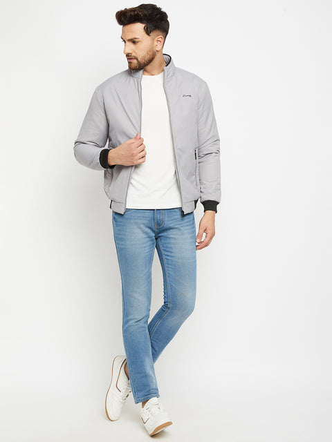 Camey Full Sleeve Solid Men Jacket - Camey Shop