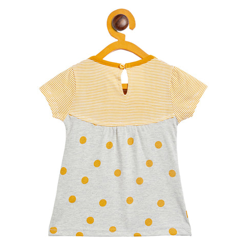 Camey Girls Printed Top With Skirt : Cotton Dress - Camey Shop