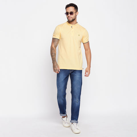 Camey Men's henley Neck T-Shirt - Camey Shop