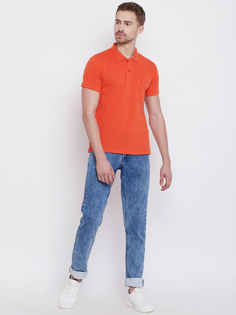 Camey Men's Cotton Matte Polo Collar T-Shirt - Camey Shop