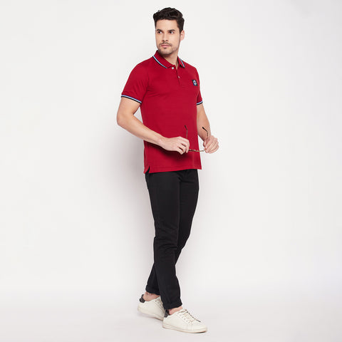 Camey Men's Solid Polo T-Shirt - Camey Shop