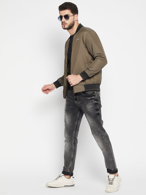 Camey Men's Regular Fit Bomber Jacket For Winter Wear - Camey Shop