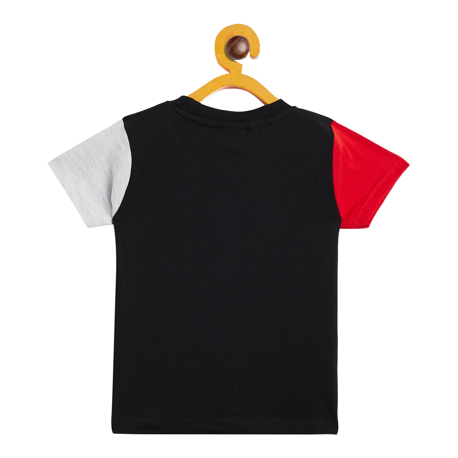 Boy's Black Half Sleeve T-Shirt - Camey Shop