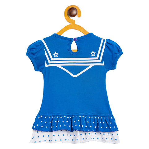 Girls Printed Cotton A-Line Dress/Frock - Camey Shop