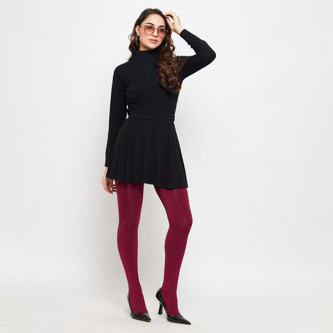 Women Warm Thick Fur Lined Fleece Winter Stocking - Slim Fit - Camey Shop