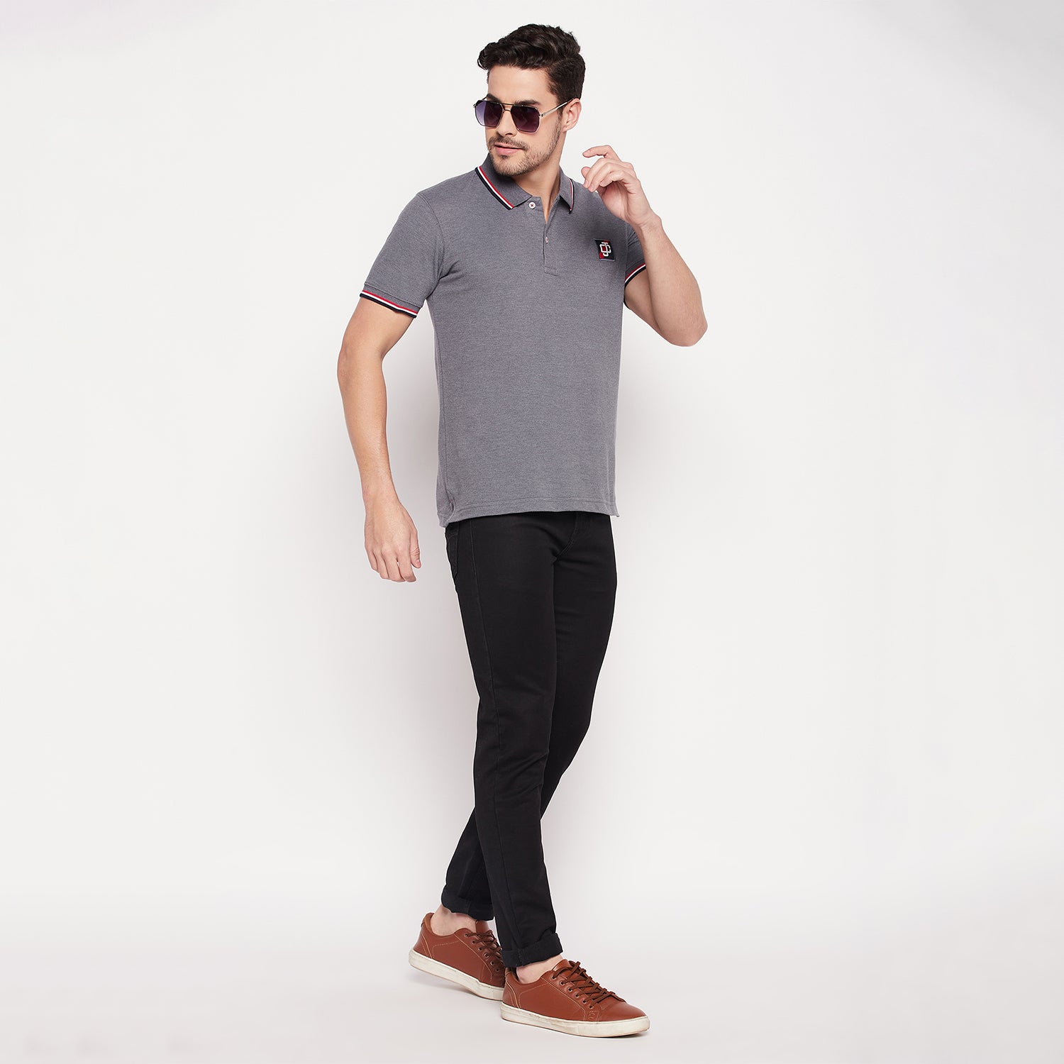 Camey Men's Solid Polo T-Shirt - Camey Shop