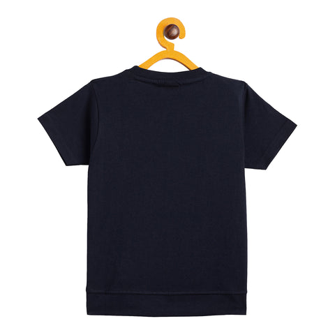 Boy's Black Half Sleeve T-Shirt - Camey Shop