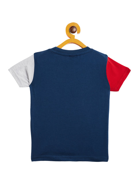 Boy's Blue Half Sleeve T-Shirt - Camey Shop