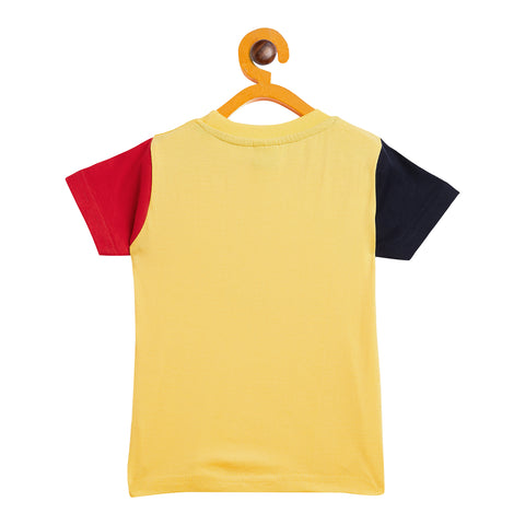 Boy's Yellow Half Sleeve T-Shirt - Camey Shop