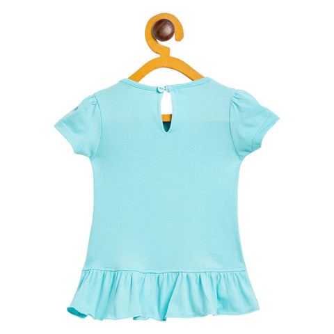 Girls Printed Cotton A-Line Dress/Frock - Camey Shop