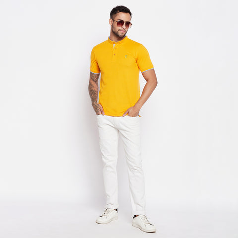 Camey Men's henley Neck T-Shirt - Camey Shop