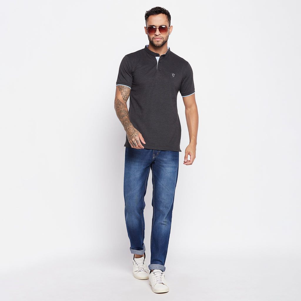 Camey Men's henley Neck T-Shirt - Camey Shop
