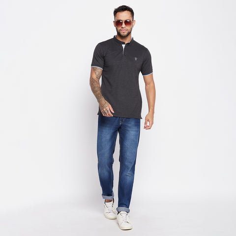 Camey Men's henley Neck T-Shirt - Camey Shop