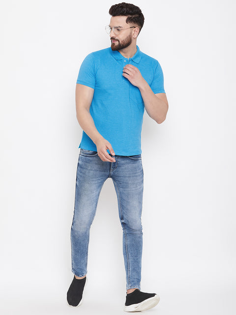 Camey Men's Cotton Matte Polo Collar T-Shirt - Camey Shop