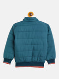 Kids Boys Regular Fit Hodded Bomber Jacket For Winter Wear - Camey Shop