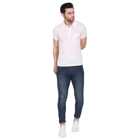 Mens Half Sleeve Plain Polo Tshirt - Camey Shop