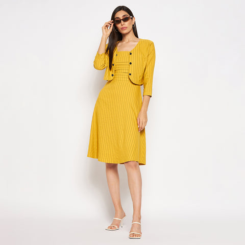 Camey Women Striped Cotton Dress - Camey Shop