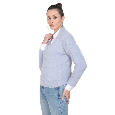 CAMEY Women Woolen v-Neck Sweater - Camey Shop