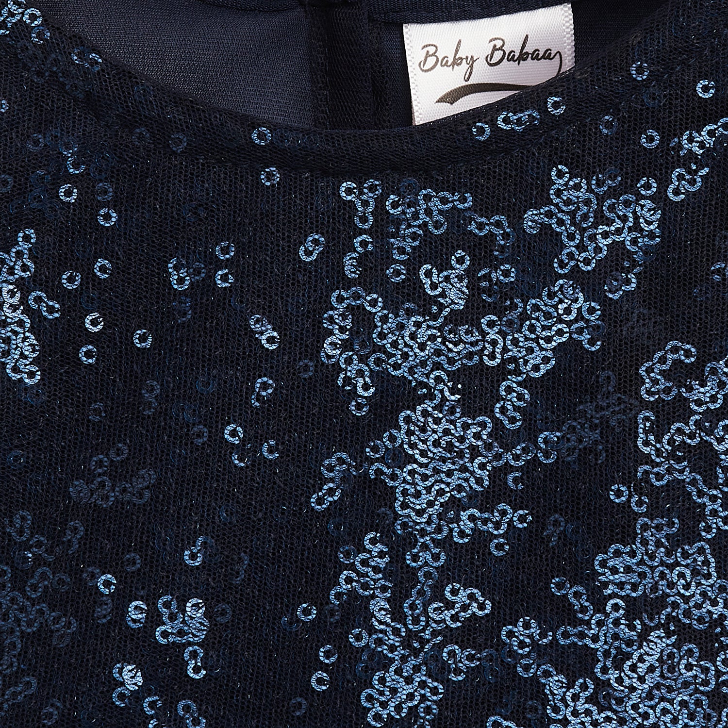 Navy Sequin Party Frock