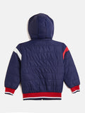 Kids Boys Regular Fit Hodded Bomber Jacket For Winter Wear - Camey Shop