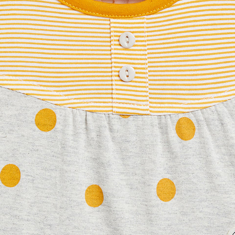 Camey Girls Printed Top With Skirt : Cotton Dress - Camey Shop