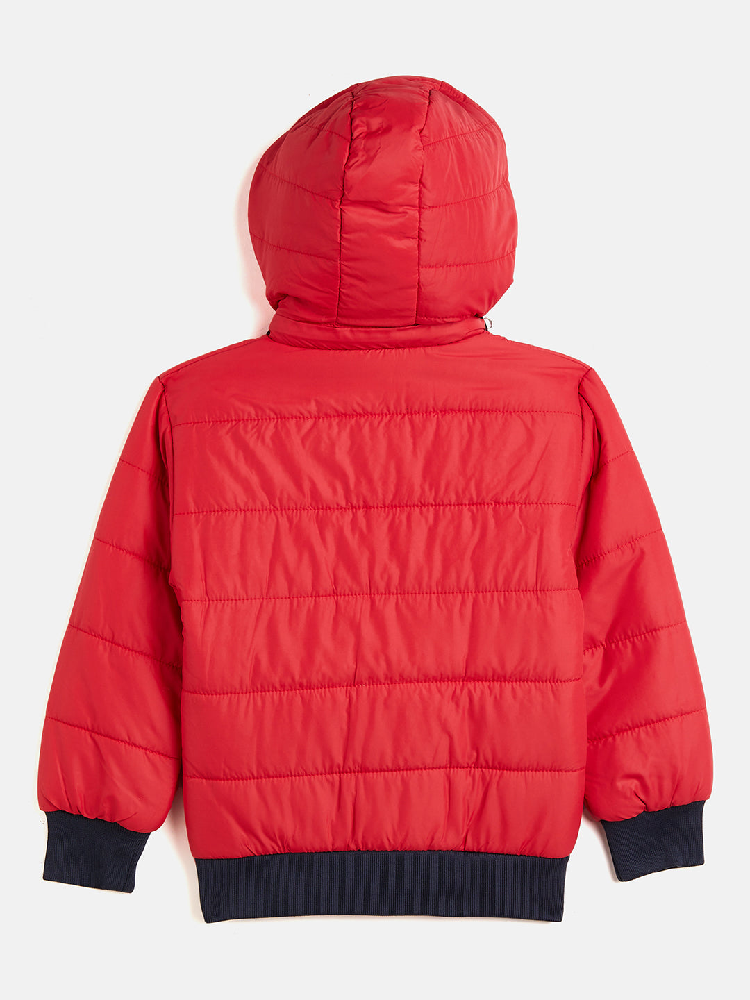 Kids Boys Regular Fit Hodded Bomber Jacket For Winter Wear - Camey Shop