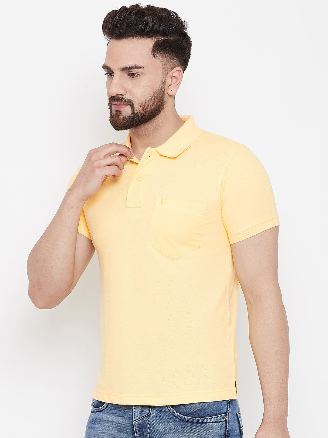 Camey Men's Cotton Matte Polo Collar T-Shirt - Camey Shop