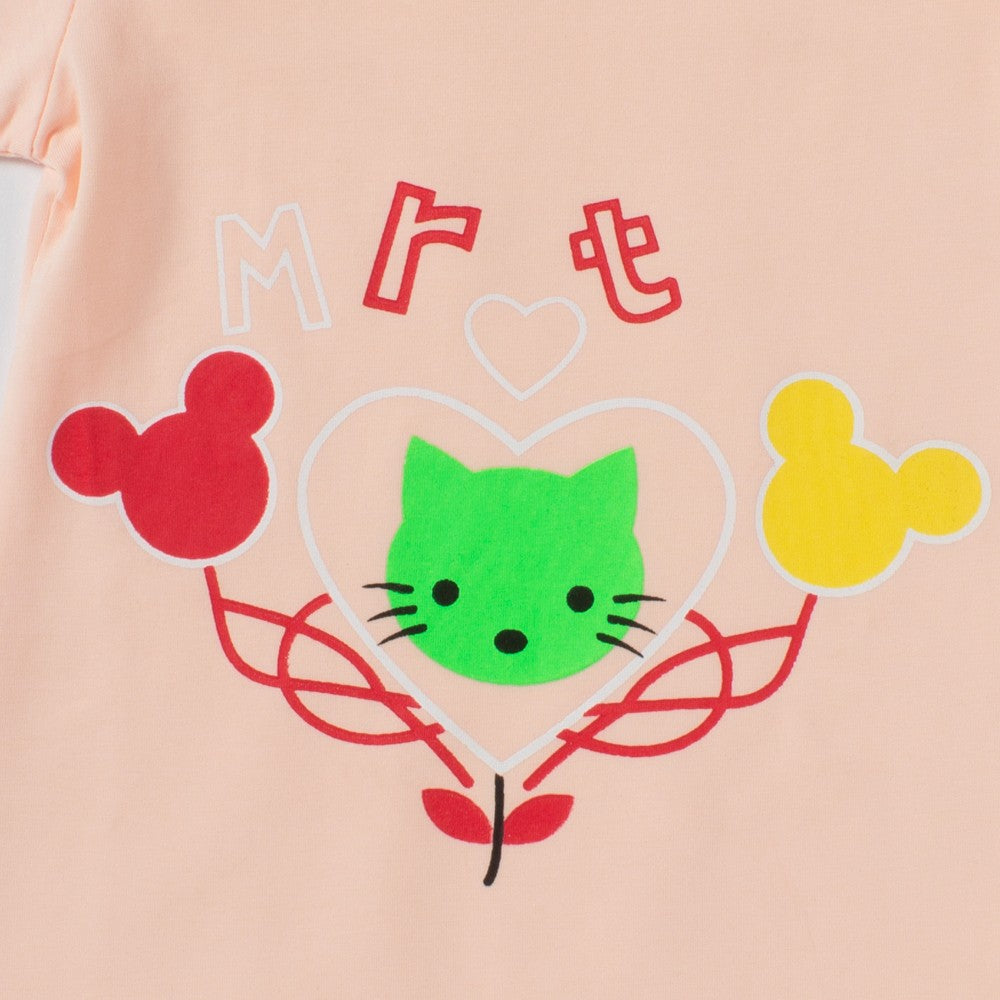 Camey Magenta Love Girls Half Sleeve Tshirt - Camey Shop