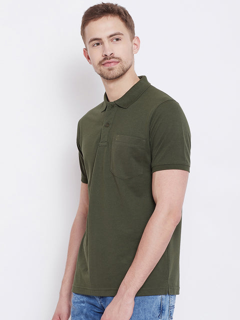 Camey Men's Cotton Matte Polo Collar T-Shirt - Camey Shop