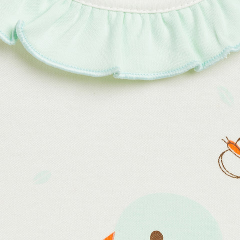 Girls Printed Cotton A-Line Dress/Frock - Camey Shop