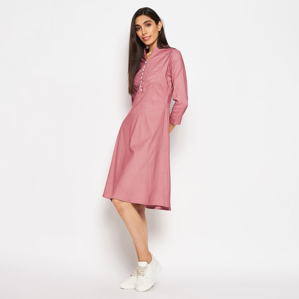 Camey Women Striped Cotton Shirt Mini Dress - Camey Shop
