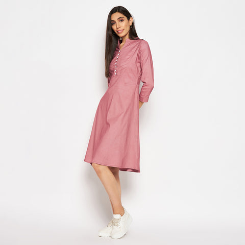 Camey Women Striped Cotton Shirt Mini Dress - Camey Shop