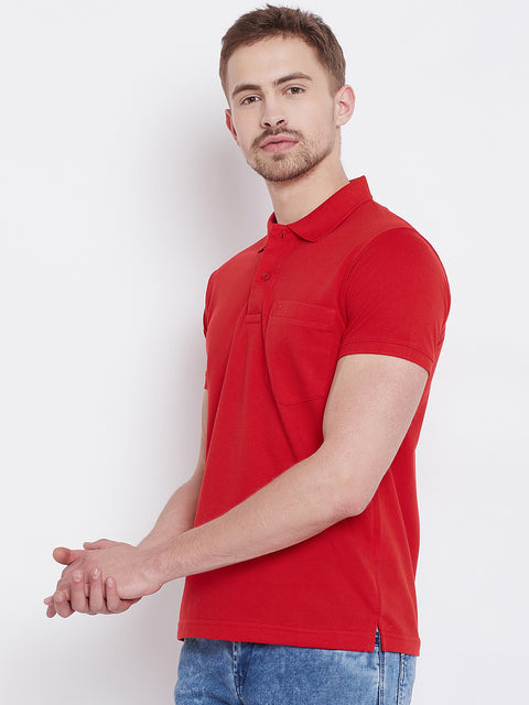 Camey Men's Cotton Matte Polo Collar T-Shirt - Camey Shop