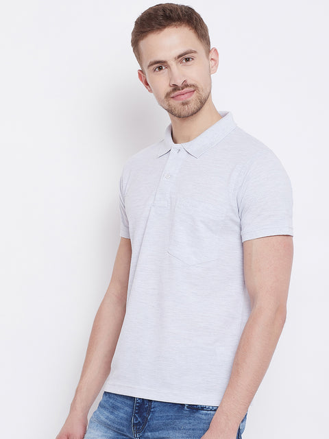 Camey Men's Cotton Matte Polo Collar T-Shirt - Camey Shop
