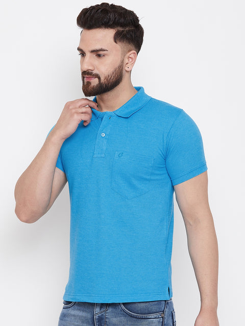 Camey Men's Cotton Matte Polo Collar T-Shirt - Camey Shop