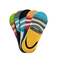 Camey Men's Loafer Socks Solid Socks with Silicon Support (Pack Of 6) (SOCK_I.STRIPE.PO6) - Camey Shop