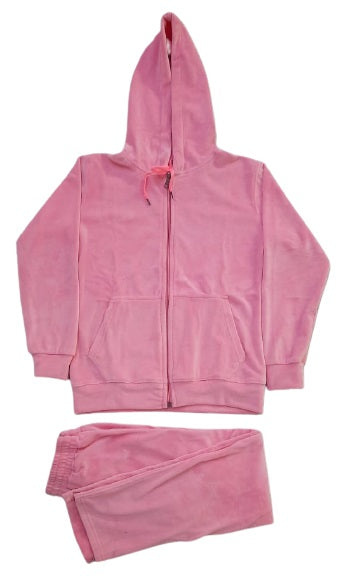 Camey kids Velvet Full Sleeves Hooded Winter Wear Night Suit - Camey Shop