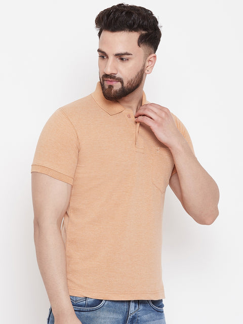 Camey Men's Cotton Matte Polo Collar T-Shirt - Camey Shop