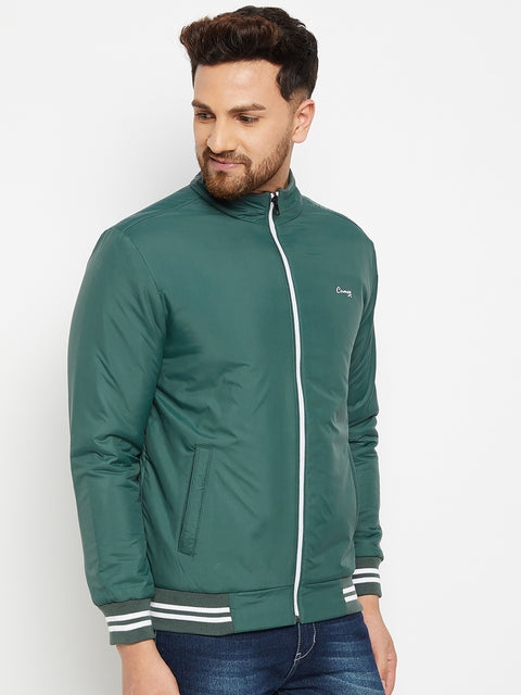 Mens Petrol Full Sleeve Zipper Jackets - Camey Shop