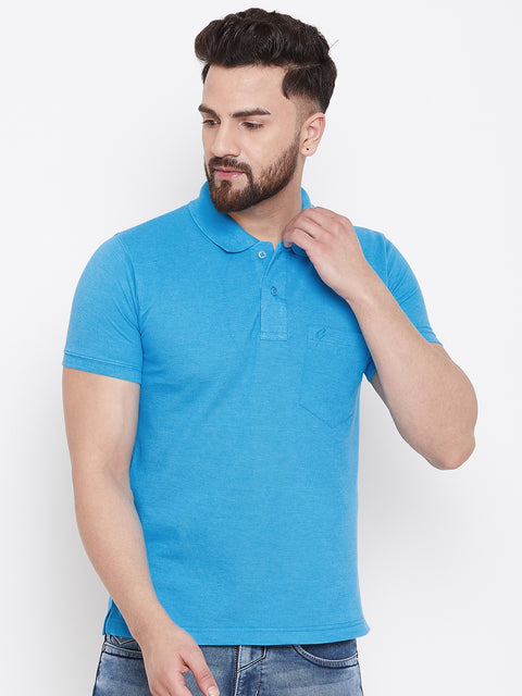 Camey Men's Cotton Matte Polo Collar T-Shirt - Camey Shop