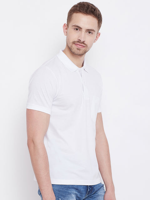 Camey Men's Cotton Matte Polo Collar T-Shirt - Camey Shop